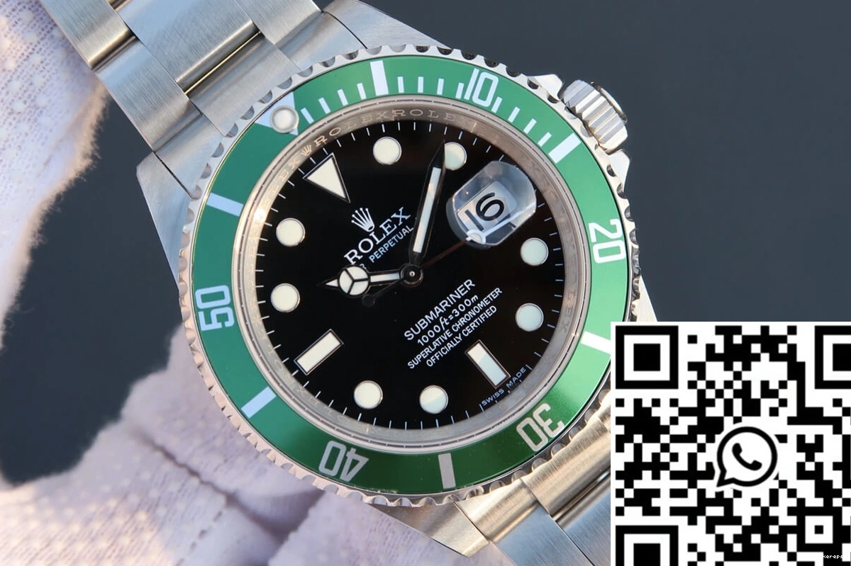 16610LV-93250 Bezel Green Submariner Rolex JF Factory 0522
